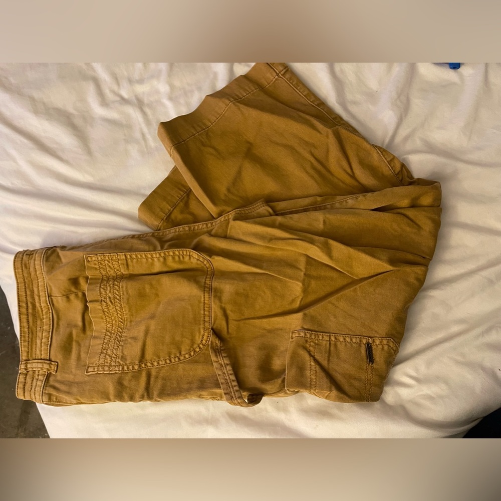 Parma yellow cargo jeans